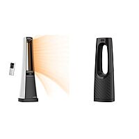 Lasko Oscillating Bladeless Ceramic Tower Space Heater for Home with Enhanced Safety