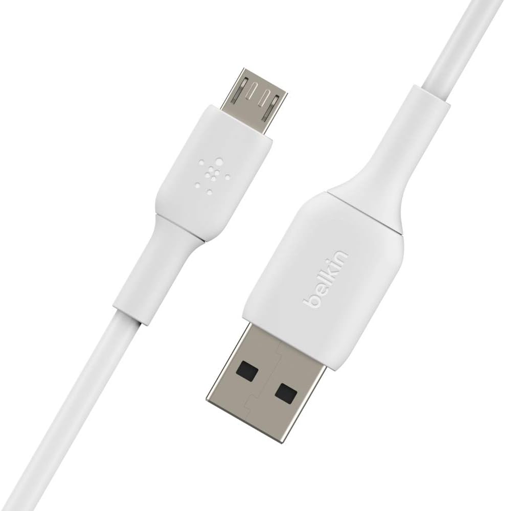 Belkin CAB005bt1MWH 3.3-Foot BOOSTCHARGE USB-A to Micro-B (White)