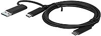 Lenovo Hybrid USB-C With USB-A Cable - 3.28 ft USB Data Transfer Cable - 4X90U90618