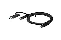 Lenovo Hybrid USB-C With USB-A Cable - 3.28 ft USB Data Transfer Cable - 4X90U90618