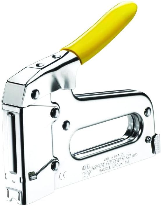 Arrow T59 Heavy Duty Staple Gun with Rear-Load Magazine for Voice and Data Cables and Wiring