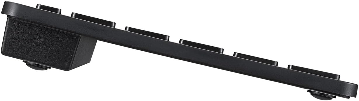 SlimTouch WKB-1100BB Bluetooth 3.0 Mini Keyboard with Scissor-Switch, Multimedia and Internet Hotkeys, 78-Key US Layout