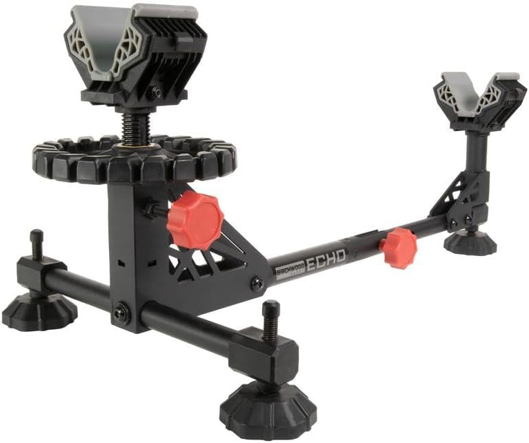 Birchwood Casey Echo Durable Adjustable Rifle Shooting Rest with Steel Frame Design & Non-Slip Rubber Stock Rest