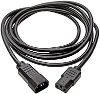 Tripp Lite Standard Computer Power Extension Cord (IEC-320-C14 to IEC-320-C13) 18 AWG 10A