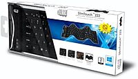 Adesso AKB-222UB - SlimTouch 222 Waterproof Flexible Keyboard for Windows 8/7/Vista/XP/2000, Compact Size