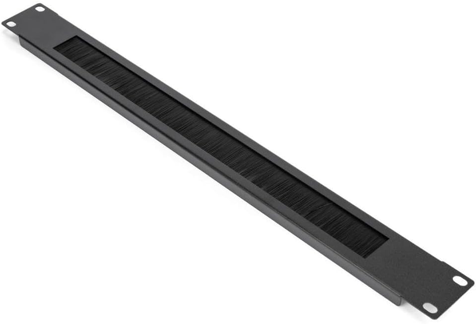 Rocstor 1U Rack Mount Brush Panel Y10E010-B1