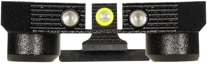 Night Fision Optic Mounted Night Sights for P320/M17 w/Holosun SCS320 - Yellow Front