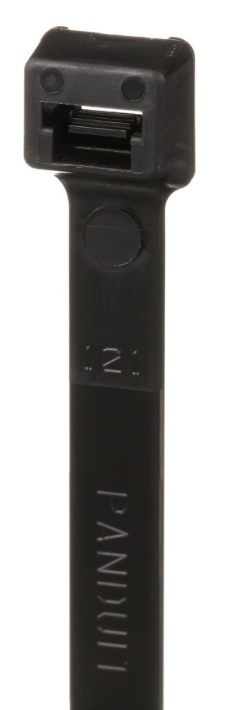 Panduit PLT4H-L0 Pan-Ty Cable Tie, Weather Resistant Nylon 6.6, Light-Heavy Cross Section, Straight Tip