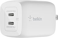 Belkin BOOSTCHARGE Pro 65W Dual USB-C GaN Wall Charger