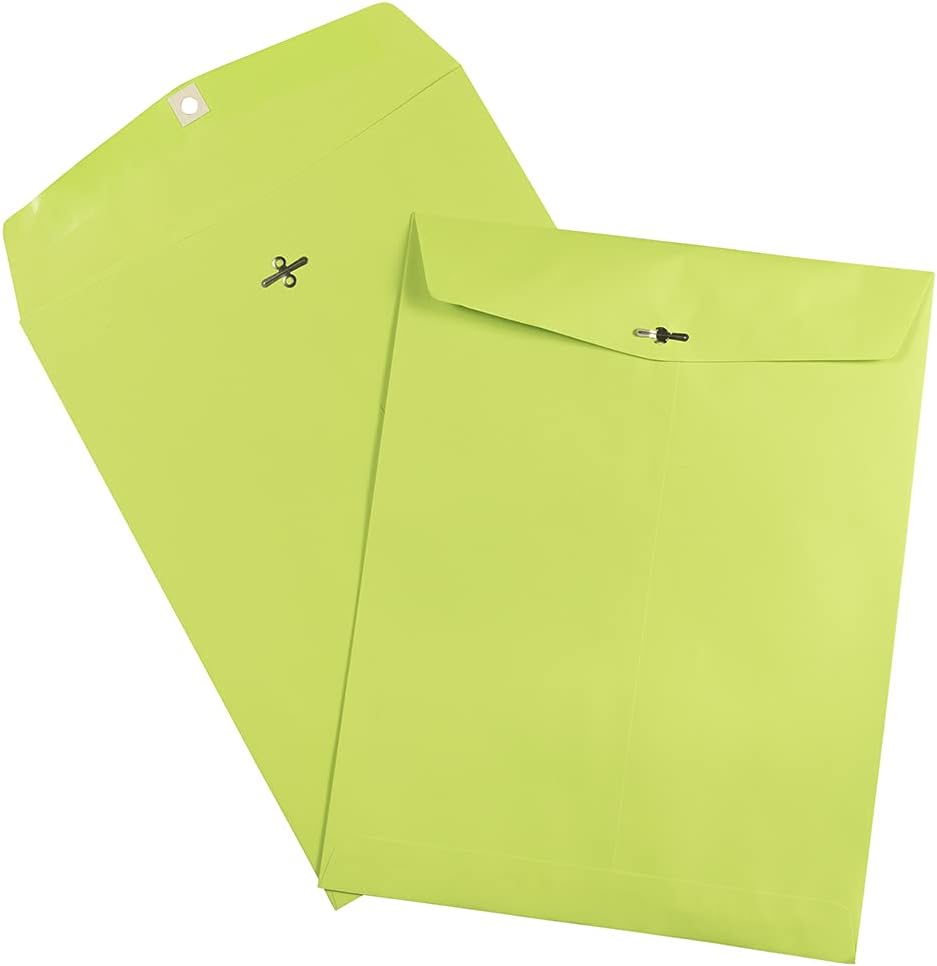 JAM PAPER 10 x 13 Open-End Catalog Envelopes with Clasp Closure
