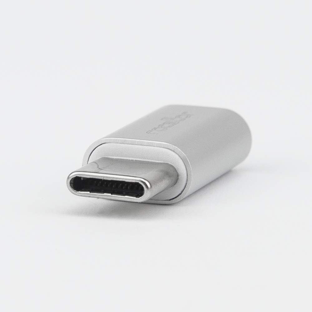 Rocstor Micro USB/Data Transfer Adapter - Type C Male USB - Type B Female Micro USB - White Female Slim Adapter White
