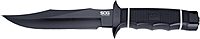 SOG Tech Bowie Fixed Blade Knife for Warfighters & Outdoor Enthusiasts | AUS-8 Steel Blade & Kraton Rubber Handle