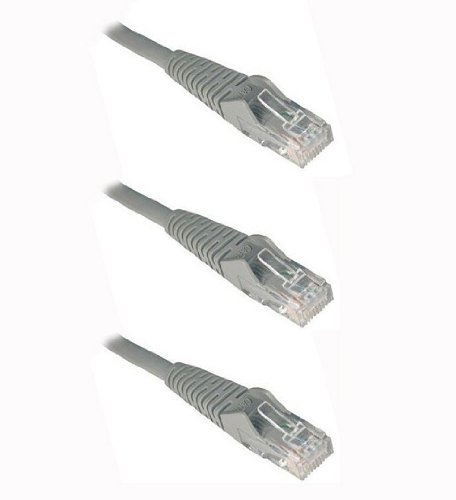 Eaton Tripp Lite Series Cat6 Gigabit Snagless Molded (UTP) Ethernet Cable (RJ45 M/M), PoE, Gray, 2 ft. (0.61 m) - N201002GY