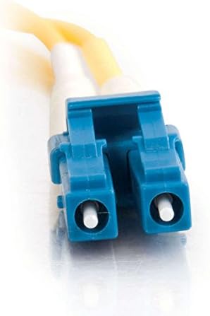 C2G Legrand Fiber Optic Ethernet Cable, Yellow 9/125 LC-LC Duplex Single Mode Fiber Patch Cable