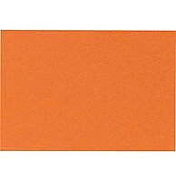 LUX Mini Flat Cards, #17, 2 9/16in x 3 9/16in, Mandarin Orange, Pack Of 50