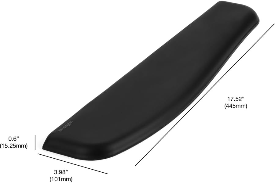 KENSINGTON ErgoSoft Gel Wrist Rest for Keyboard & Mouse