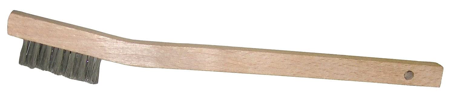 Weiler 44805 0.006" Wire Size, 7-1/2" X 1/2" Block Size, 3 X 7 No. Of Rows, 302 Stainless Steel Bristles