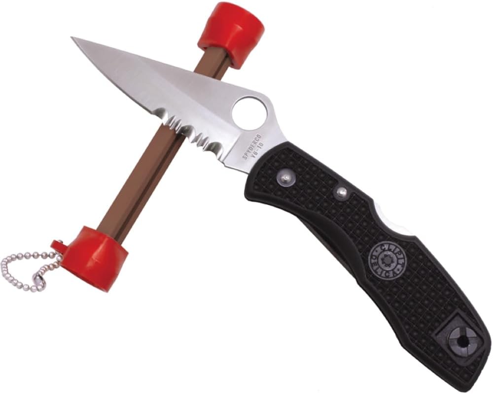 Lansky Spyder Knife Sharpener: Specially Designed for Serrated Knife Sharpening - LTRSP