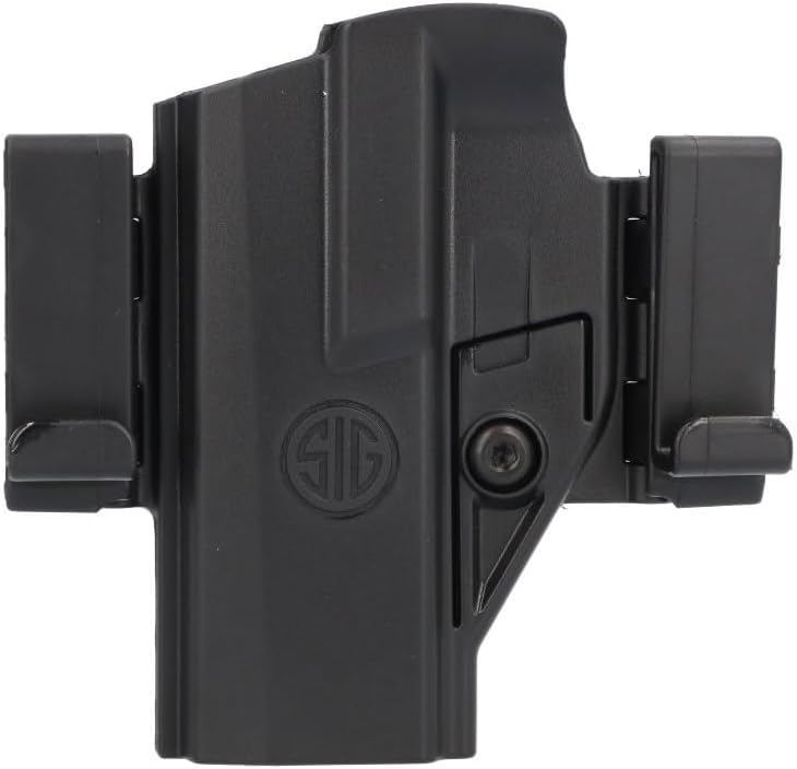 Sig Sauer P365/P365X/P365XL Ambidextrous IWB/OWB Concealed Carry Waistband Black Polymer Handgun Holster for Men & Women