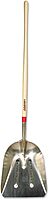 Aluminum Scoops, 17.75 x 14.5 Blade, 48 in White Ash Straight Handle