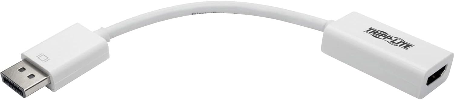 Tripp Lite DisplayPort 1.2 to HDMI 2.0 Active Video Adapter Converter M/F UHD 4K x 2K @ 60Hz 6 in. 6" (P136-06N-H2V2)