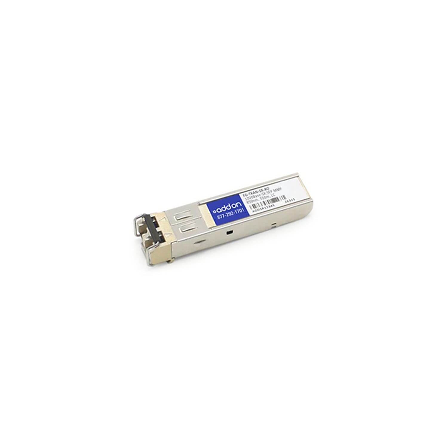 AddOn Fortinet FG-TRAN-SX Compatible TAA Compliant 1000Base-SX SFP Transceiver (MMF, 850nm, 550m, LC)