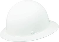 MSA Skullgard Full-Brim Hard Hat with Fas-Trac III Ratchet Suspension