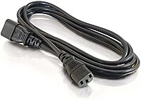 C2G Power Extension Cord, 18 AWG Monitor Power Cable