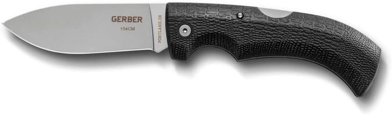 Gerber Gear Gator Folding Pocket Knife with Gator Grip Handle and Lock-Back