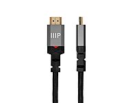 Monoprice 8K Certified Ultra High Speed HDMI Cable - Braided - HDMI 2.1, 8K@60Hz, 4K@120Hz, 48Gbps, HDR, VRR - 7F936F