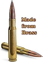 Caliber Gourmet 50 Caliber Bullet Twist Tactical Pen, Gold Plated, Realistic Refillable 50 Cal Bullet Pen for Hunters