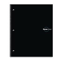 Oxford FocusNotes Note Taking System 1-Subject Notebook, 11 x 9 Inches, White, 100 Sheets (90223) - Black