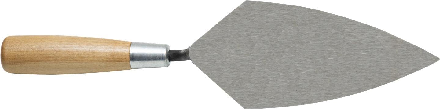 Marshalltown Masonry Pointing Trowel, Philadelphia Style, 7 Inch X 3 Inch, Wood Handle, Made In The USA, 45 7 One Size