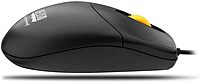 Adesso iMouse W3 USB Waterproof Optical Mouse With Magnetic Scroll Wheel, Black/Yellow