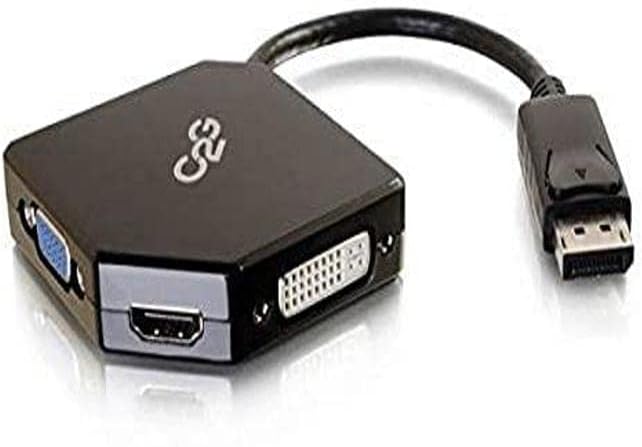 C2G DisplayPort to HDMI, DVI or VGA Adapter Converter
