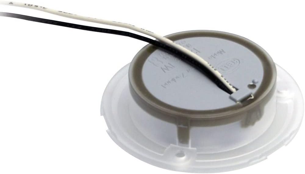 Hella Marine Slim Line LED 'Enhanced Brightness' Round Courtesy Lamp - White LED - Stainless Steel Bezel - 12V