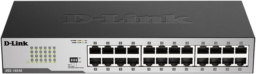 D-Link Gigabit Unmanaged Fanless Ethernet Switch