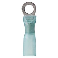 Ancor 311525 Marine Grade Electrical Nylon Insulated Adhesive Lined Heat Shrink Ring Terminals (16 to 14-Gauge