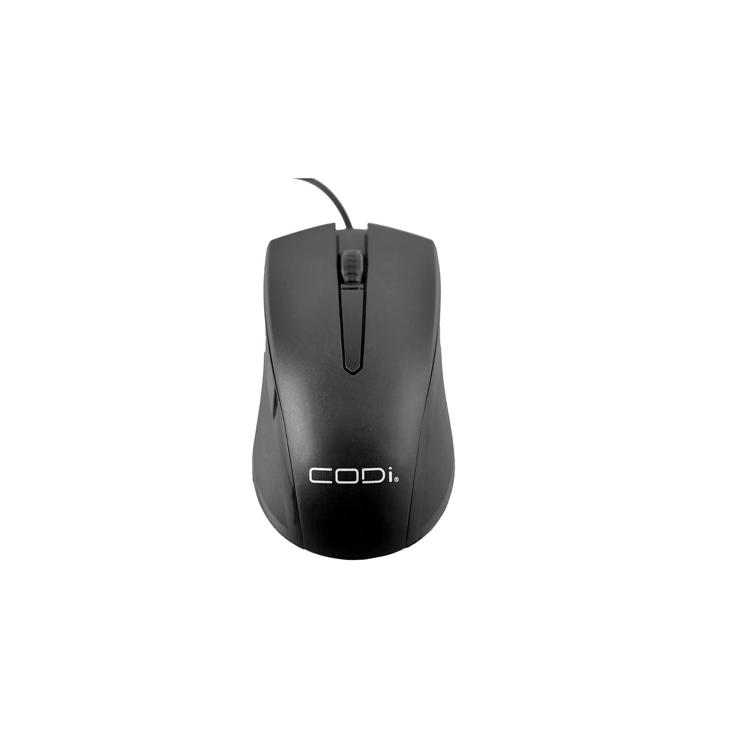 CODi Wired USB Optical Mouse - Optical - Cable - USB Type A - 1200 dpi - Scroll Wheel - Symmetrical