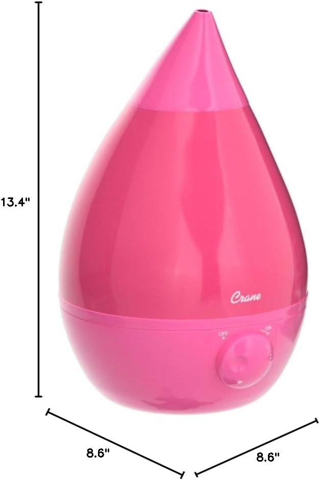 CRANE Drop 1-Gallon Ultrasonic Cool Mist Humidifier