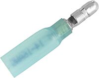 Pacer 16-14 AWG Heat Shrink Male Bullet Terminal - 100 Pack