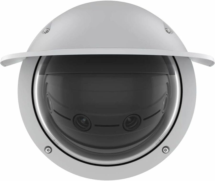 AXIS Q4809-PVE 12 Megapixel Outdoor Network Camera - Color - Dome - White - TAA Compliant