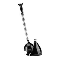 simplehuman Toilet Brush and Plunger with Caddy, Stainless Steel
