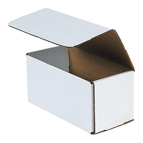 Partners Brand White Corrugated Mailers, 10in x 4in x 4in, Pack Of 50