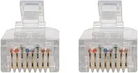 Tripp Lite Cat6 UTP Patch Cable (RJ45), M/M, Cat6 Ethernet Cable, Gigabit (1 Gbps), Molded, Slim, Blue, 8 in. (N201-S8N-BL)