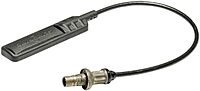 SureFire Mil-Spec 7" Remote Momentary-on Tape Switch for Scoutlight WeaponLights, Black