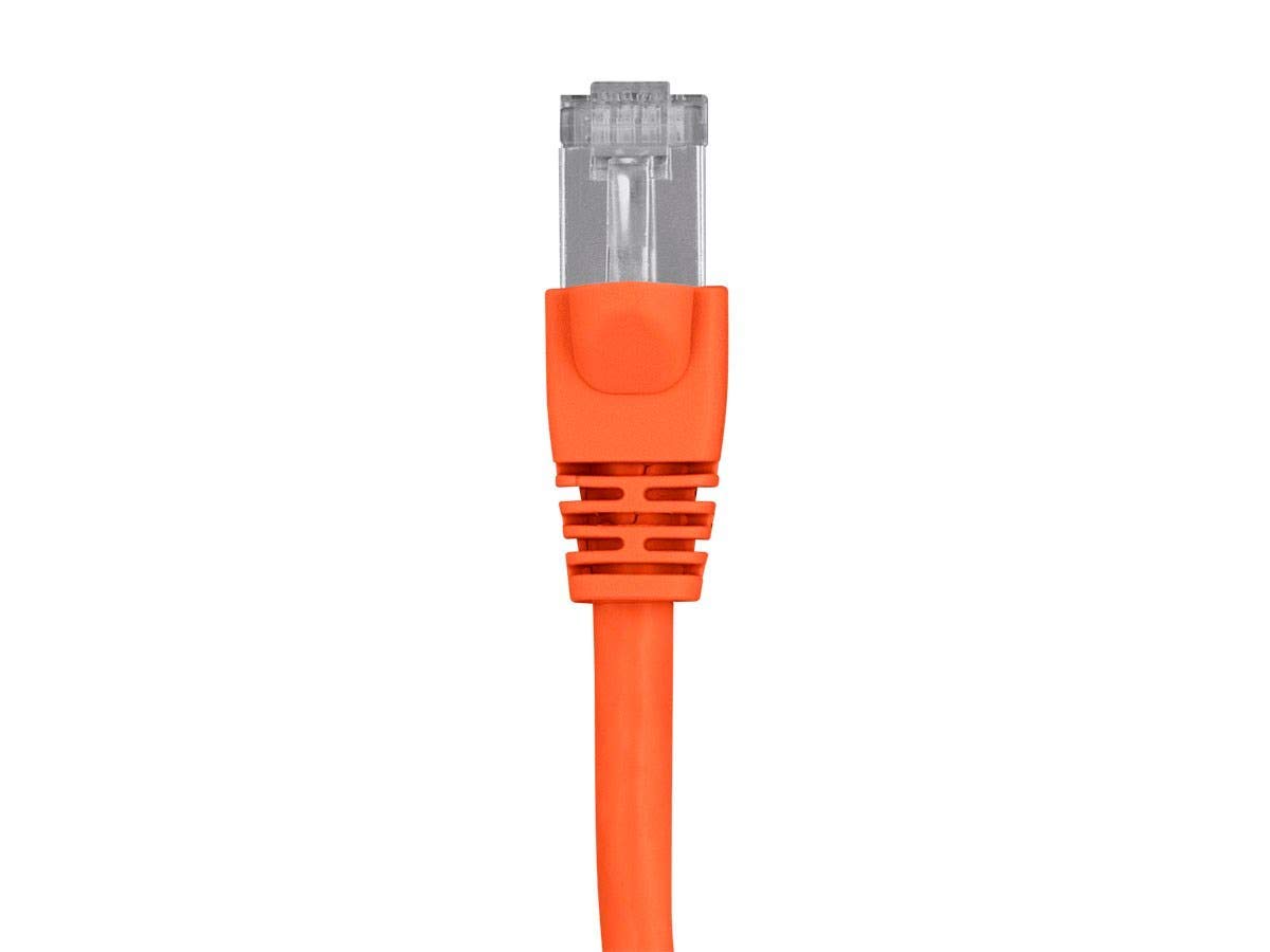 Monoprice Cat6A Shielded (S/FTP) Ethernet Patch Cable - 26AWG Pure Bare Copper Snagless RJ45 Fullboot