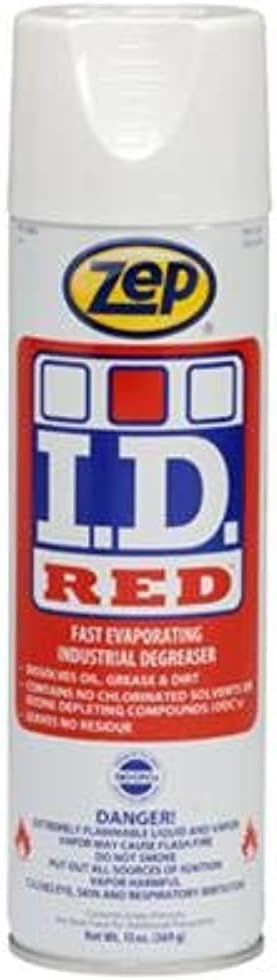 ID Red Solvent Fast Evaporating Degreaser Aerosol , 13 oz
