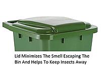 ARISTO Step-On Plastic Pedal Garbage Waste Dustbin 70 LTR (Green)