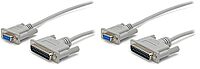 STARTECH.COM 10 ft Cross Wired DB9 to DB25 Serial Null Modem Cable - F/M - Null Modem Cable - DB-9 (F) to DB-25 (M) - 10 ft (SCNM925FM) (Pack of 2) 1 Count (Pack of 2)